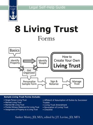 cover image of 8 Living Trust Forms